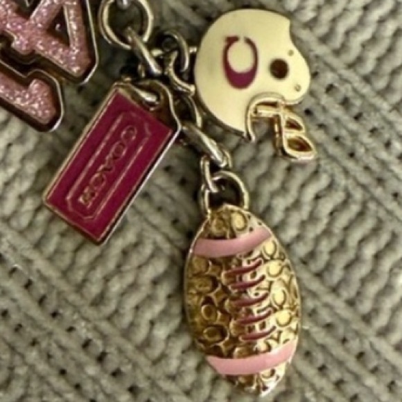 Coach RARE Cheerleader Charm Keychain - Picture 8 of 8